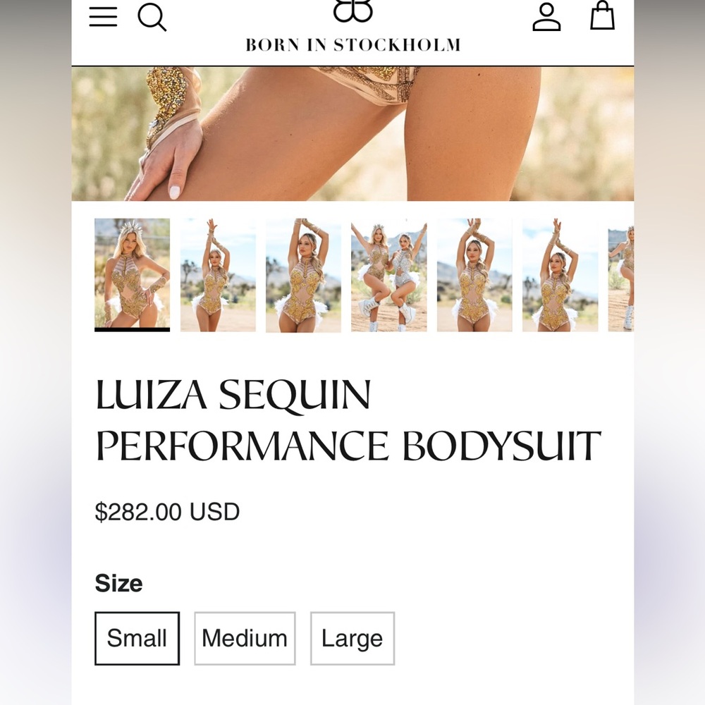 Luiza sequin performance bodysuit